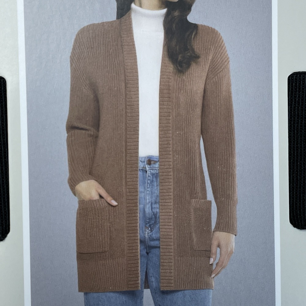 Max & Mia Women's XXL Cardigan Brown e0470